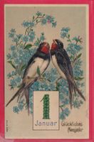 PRÄGEKARTE, 1 JANUAR - GLÜCKLICHES NEUJAHR, 1.1.1908