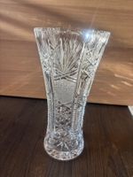 Bleikristall Blumenvase geschliffen dekorativ , 25 cm