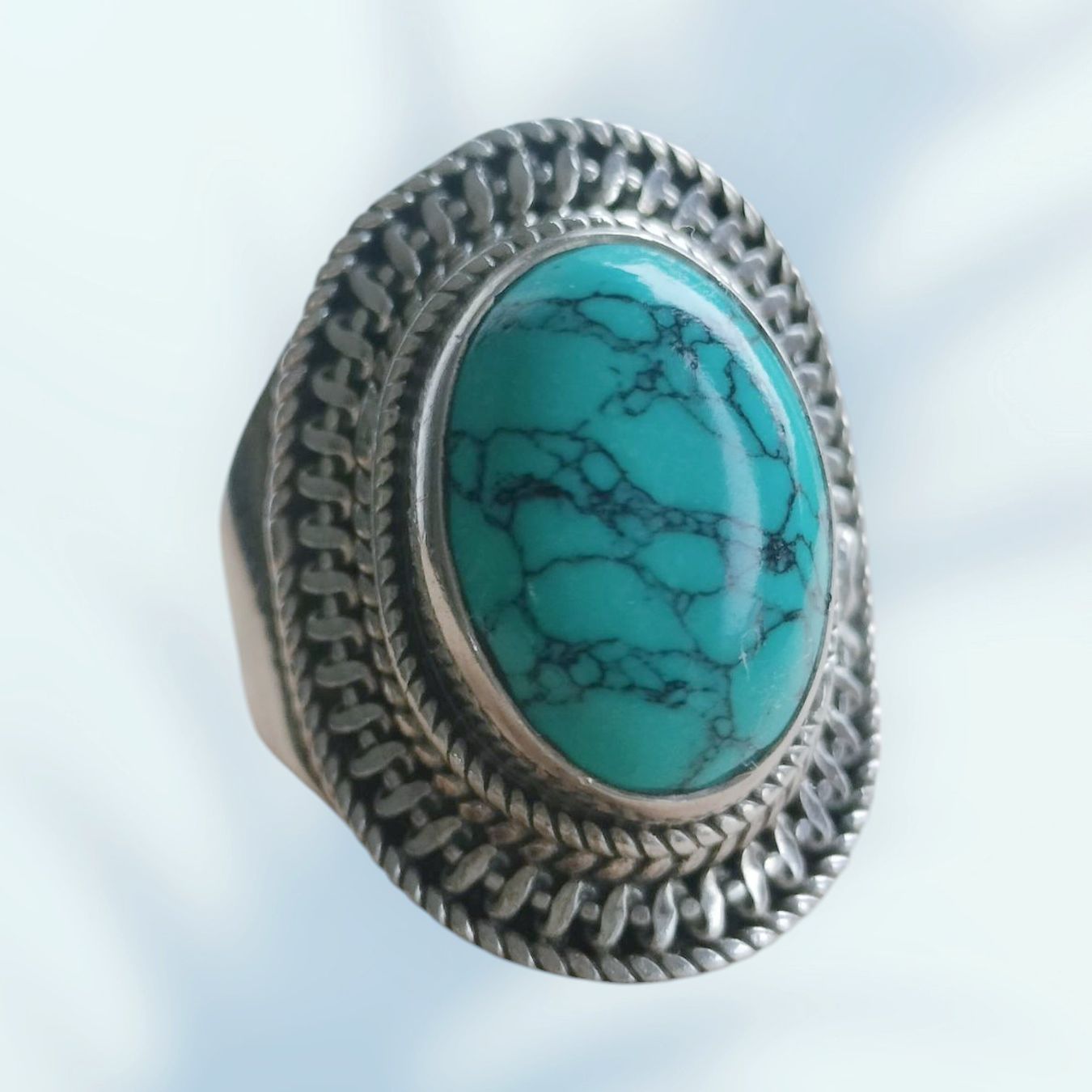 Anelli: Türkis 925 Silber Ring – Nuovo (secondo la descrizione) da Schwyz venduto da els_7cys 2
