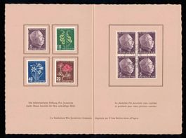 Pro Juventute Geschenk Folder 1948, kleine Auflage !