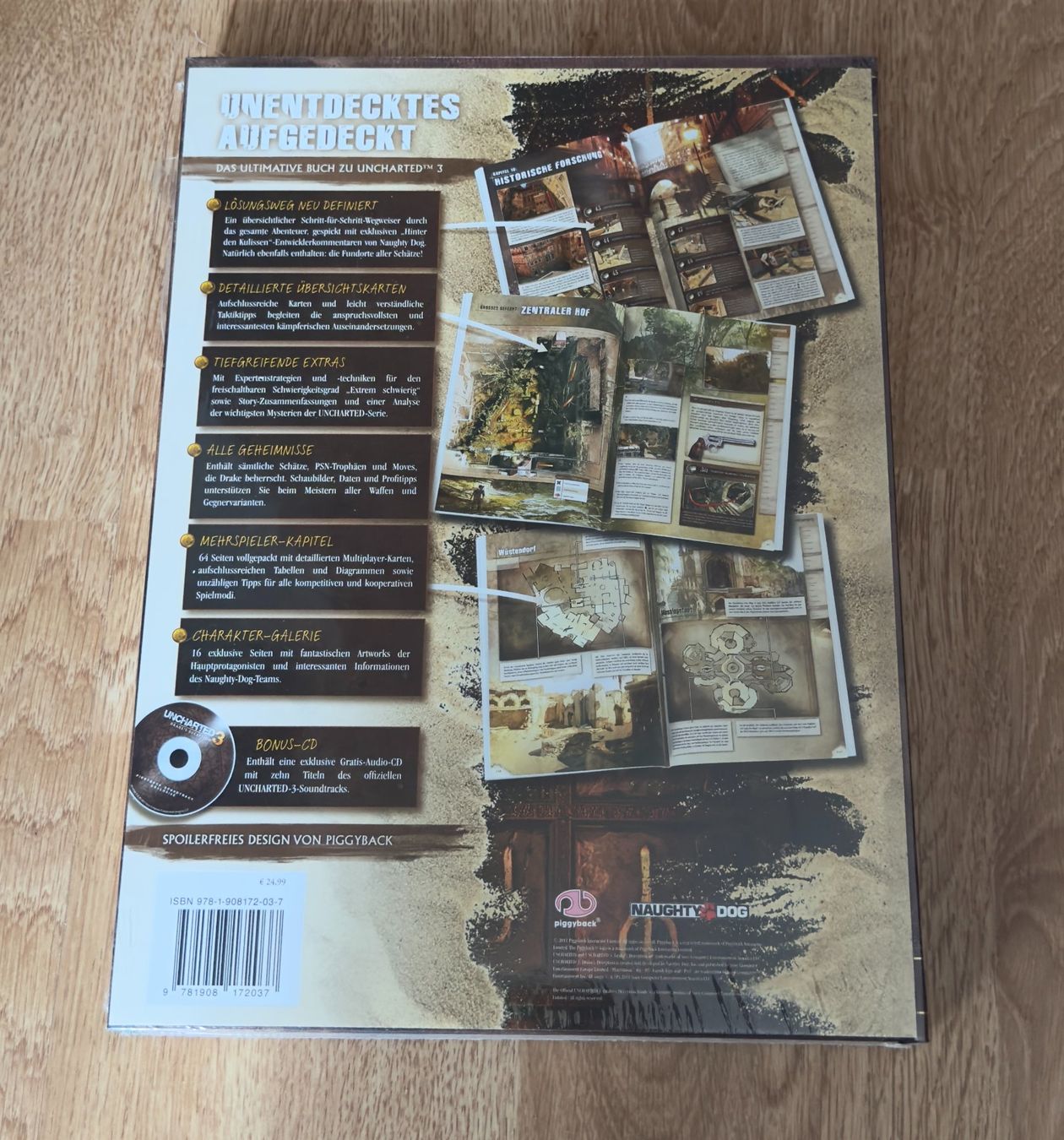 Libri: Uncharted 3 Das offizielle Buch Piggyback – Nuovo (secondo la descrizione) da Kaiseraugst venduto da Kinghomer 1