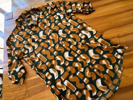 Schönes Monki ganz tolles Blusenkleid mit Muster Oversize S