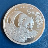 Silbermünze Panda 1994, 1/2 OZ Ag.999, China 5 Yuan