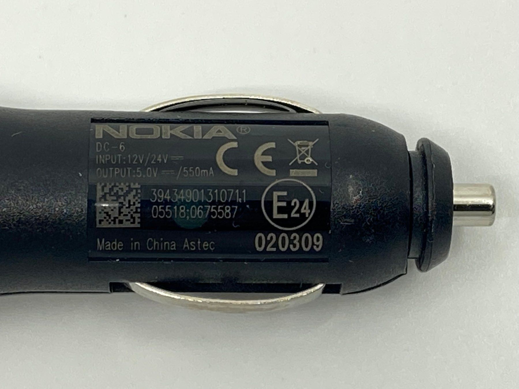 Nokia Caricabatterie: Nokia DC6 Car-Adapter Zigarettenanzünder – Usato da Langwiesen venduto da Restposten-24 1