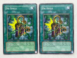Yu-Gi-Oh Karte DE-SPELL 2x