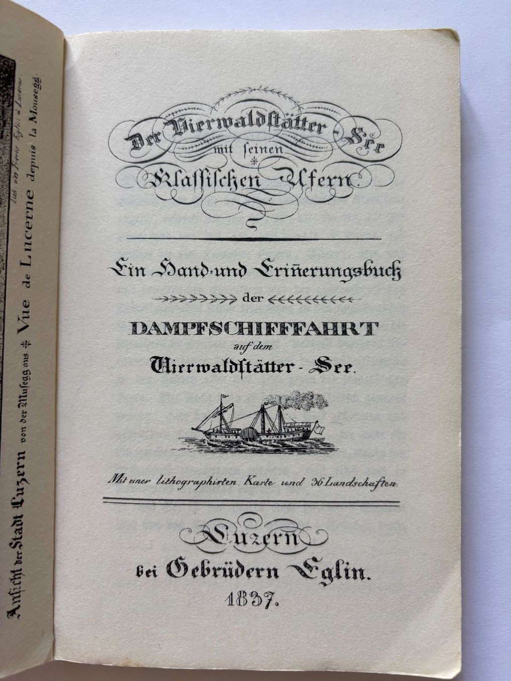 Libri: Dampfschifffahrt auf dem Vierwaldstättersee – Usato da Wangen b. Olten venduto da oldies6 2