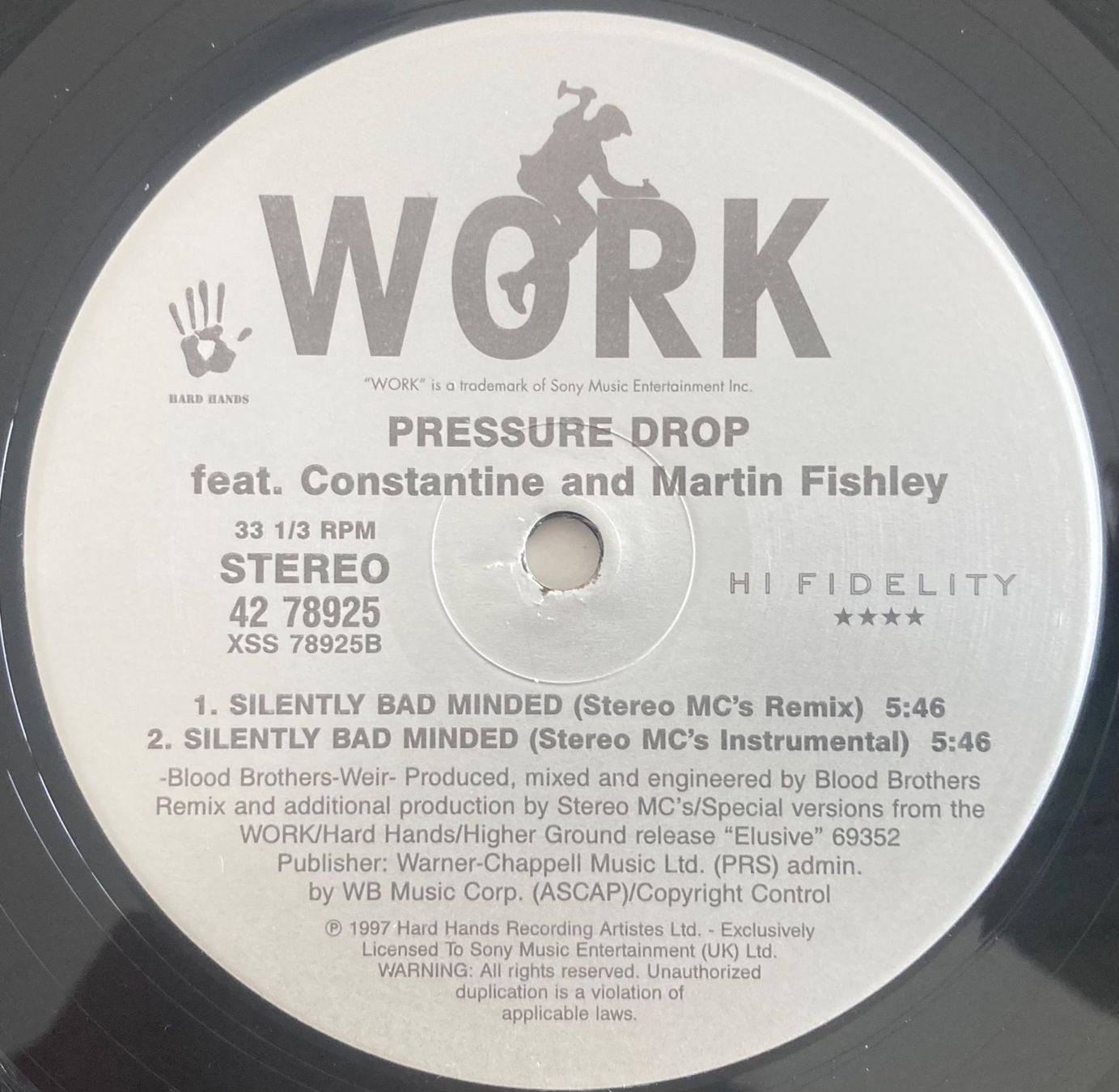 Schallplatten: PRESSURE DROP - SILENTLY BAD MINDED – Gebraucht aus Poliez-Pittet von Newtown-Records 2