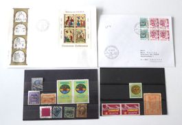 Motivbriefmarken und Vignette Schutzengel