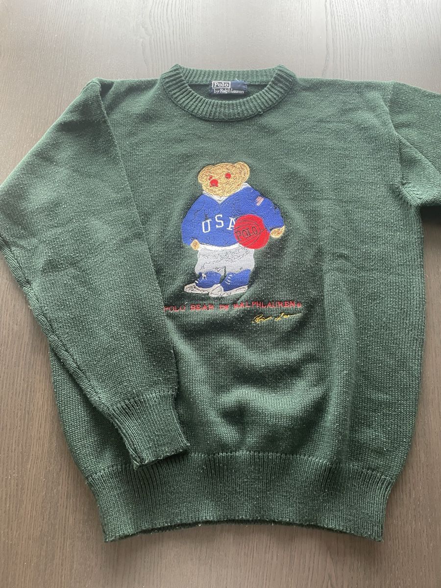 Ralph Lauren Maglioni & Felpe: Pull Wolle Polo Ralph Lauren Teddy Bear vintage – Usato da Villars-sur-Glâne venduto da Tos_45 1