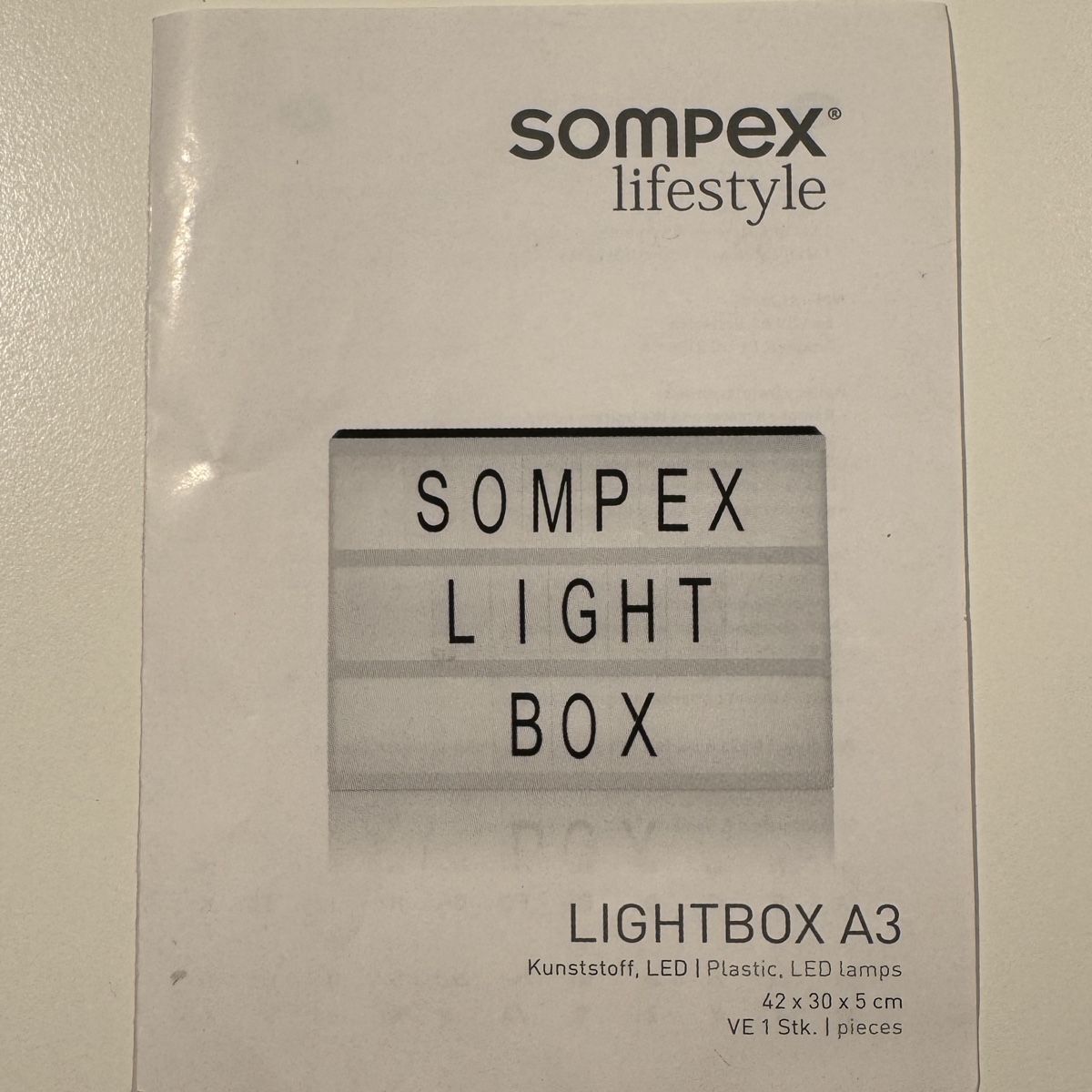 Tutte le decorazioni: A3 Lightbox – Usato da Münchenbuchsee venduto da kim_2112 4