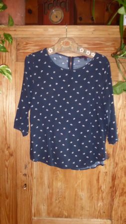 Schöne 3/4 Arm Bluse Gr M TOM TAILOR
