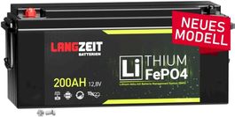 LANGZEIT LiFePO4 Solarbatterie 200Ah 12V