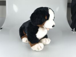 Berner Sennenhund Plüschtier mit Lederhalsband, 39cm