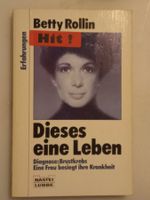 Taschenbuch  - Betty Rollin / DIESES EINE LEBEN - gelesen