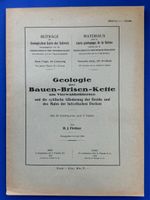 Geologie der Bauen Brisen Kette am Vierwaldstättersee 1934