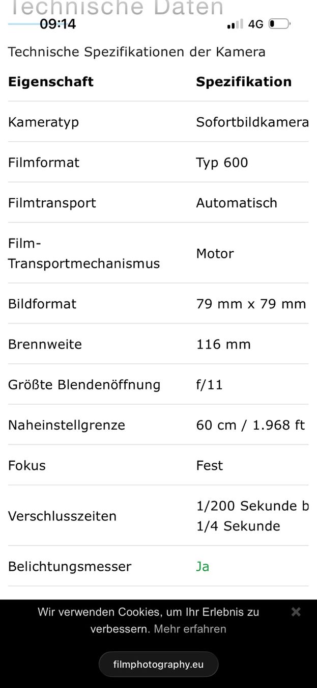 Polaroid Kamera: Polaroid Family Sofortbildkamera – Gebraucht aus Winznau von Lauralavera1 8