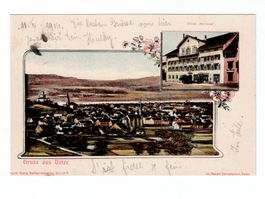 Schweiz, Ansichtskarte, Uster 11.3.1906 Zürich 11.3.1906