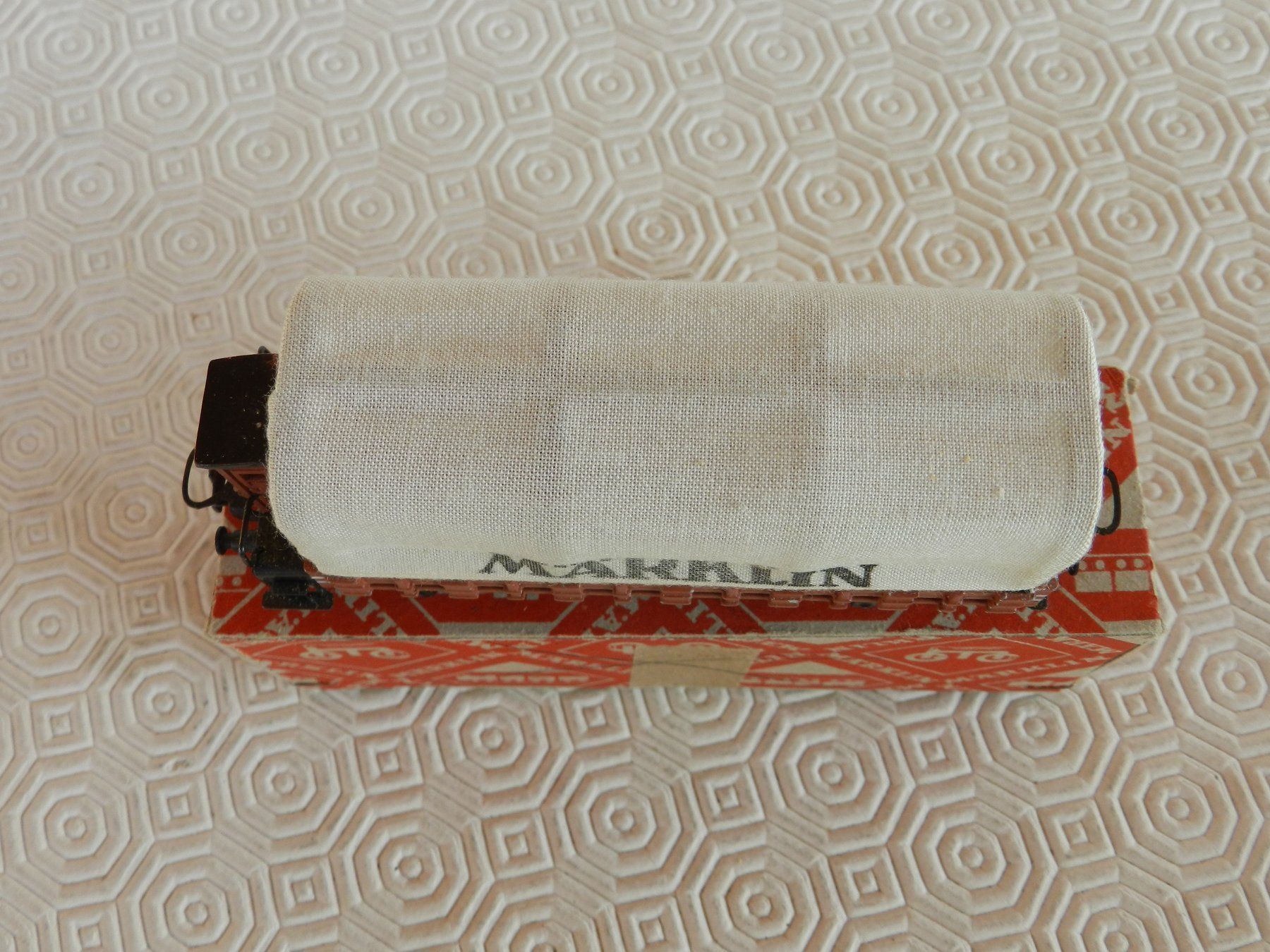 Märklin Modellini di ferrovie: Märklin Planenwagen Bremserhaus 322 – Usato da Arzier-Le Muids venduto da elocin83 5