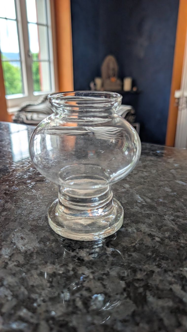 Glasi Hergiswil Portacandele: Windgeschütztes Teelicht aus Glas – Usato da Kilchberg ZH venduto da christophschmid