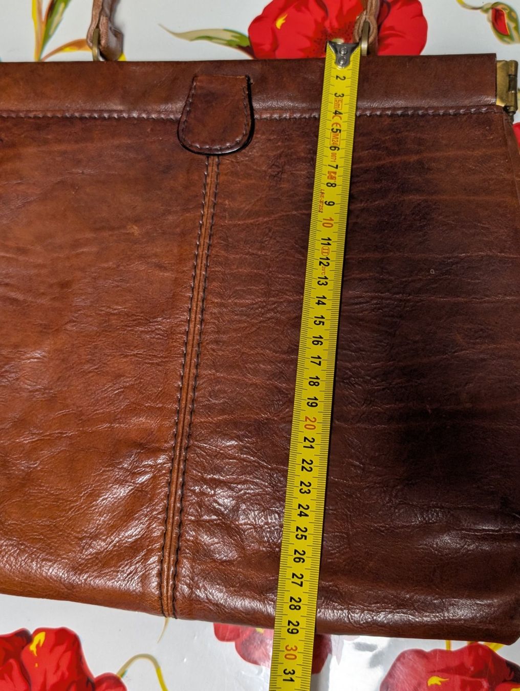 Taschen: Elegante Ledertasche "Le Bridge", Braun – Gebraucht aus Cugnasco von tizianaq 8