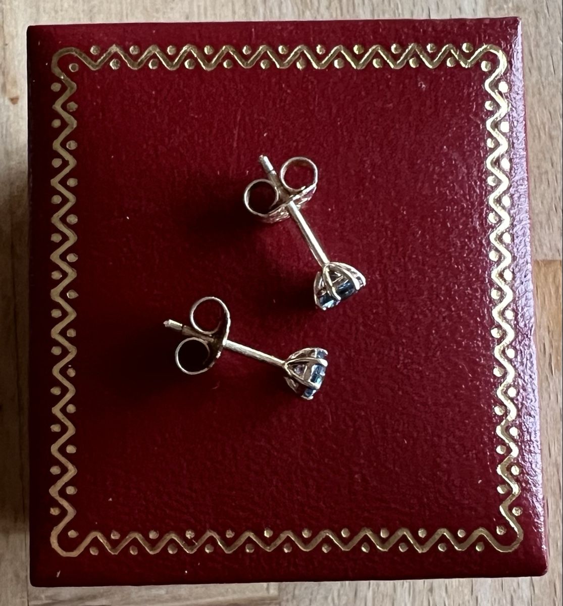 Thomas Sabo Orecchini pendenti & Orecchini a lobo: Thomas Sabo Ohrstecker hellblau Zirkonia Brillant Silber 925 – Usato da Basel venduto da clembou 1