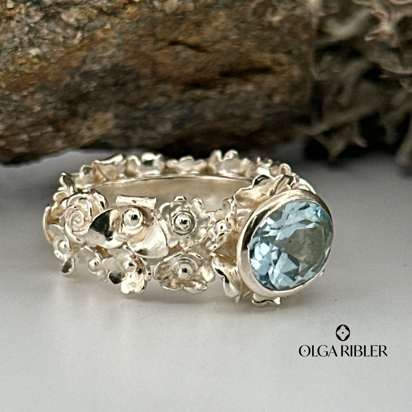 Olga Ribler Anelli: Statement Aquamarin Silber Ring 925 Grösse 53 – Nuovo (secondo la descrizione) da Luzern venduto da Schmuckoutlet 8