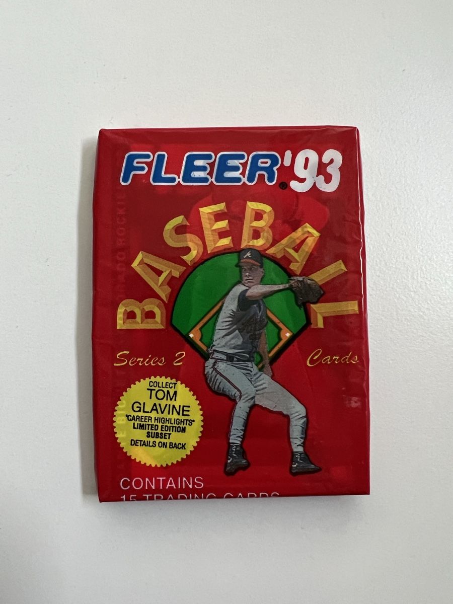 Karten: SEALED Baseball Fleer '93 Karten – Neu und originalverpackt aus Schönenbuch von retrohunter