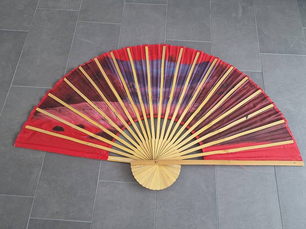 Tutte le decorazioni: Handbemalter Fächer Asien 90 cm hoch, neu! – Nuovo (secondo la descrizione) da Ottikon venduto da nag-champa77 1