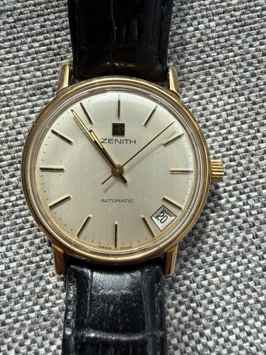 Zenith Orologi: Zenith Automatic Herrenuhr, 18K Gold – Usato da Jona venduto da swissness62