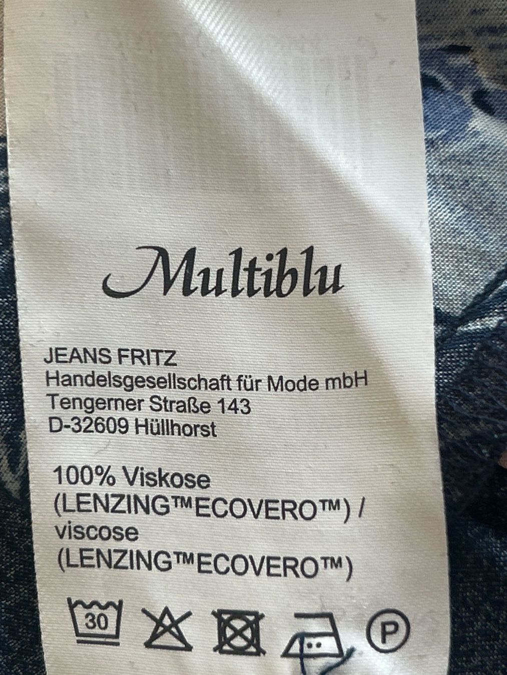 Camicette: 3/4 Arm Shirt mit Muster von Multiblu Gr. 38 – Usato da Brunnen venduto da Nala2929 6