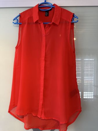 H&M Sommerbluse, Rot, Gr. 36, Top Zustand für den Sommer!