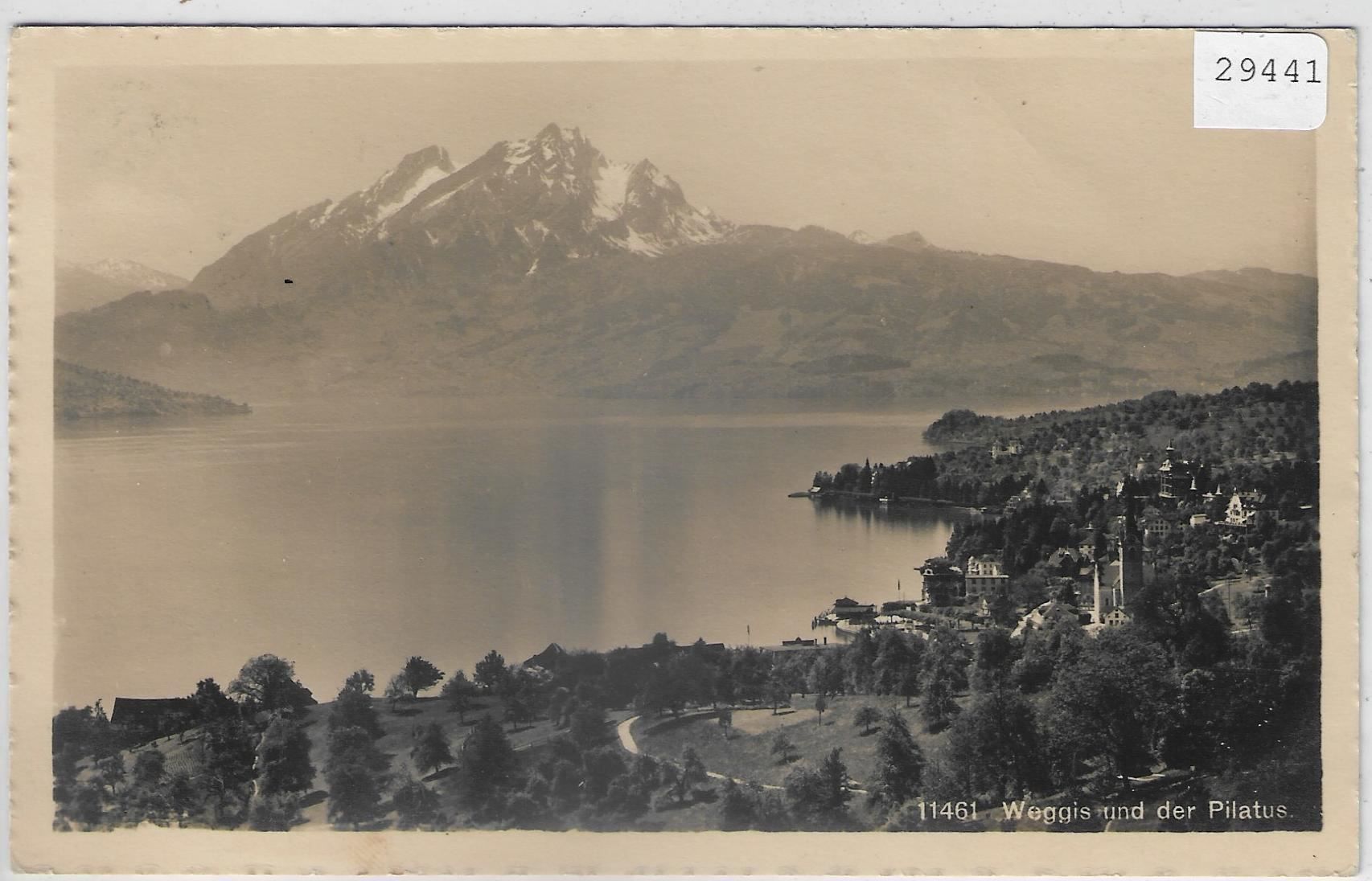 Cartoline postali: Weggis und der Pilatus – Usato da Ettingen venduto da Kartenplanet