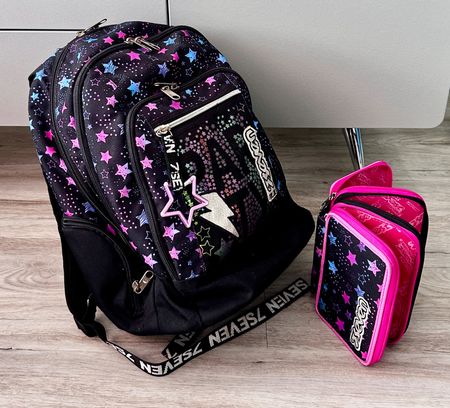 TOP 🩷 7SEVEN Schulthek mit Etui Schulrucksack DANCE PARTY