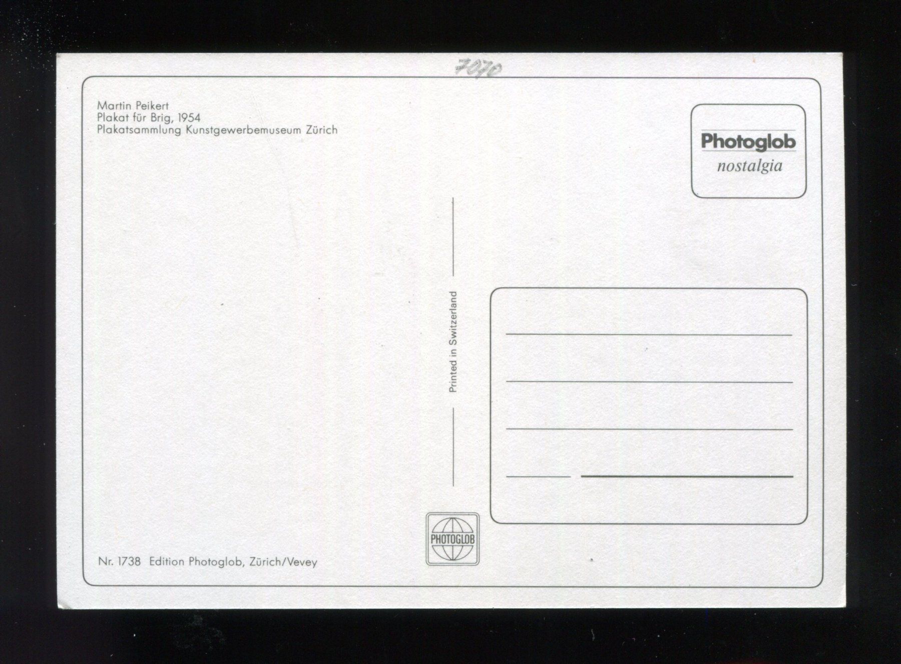 Cartes postales: Brig, Künstlerkarte – D'occasion à Aarau par Elmaar41 1