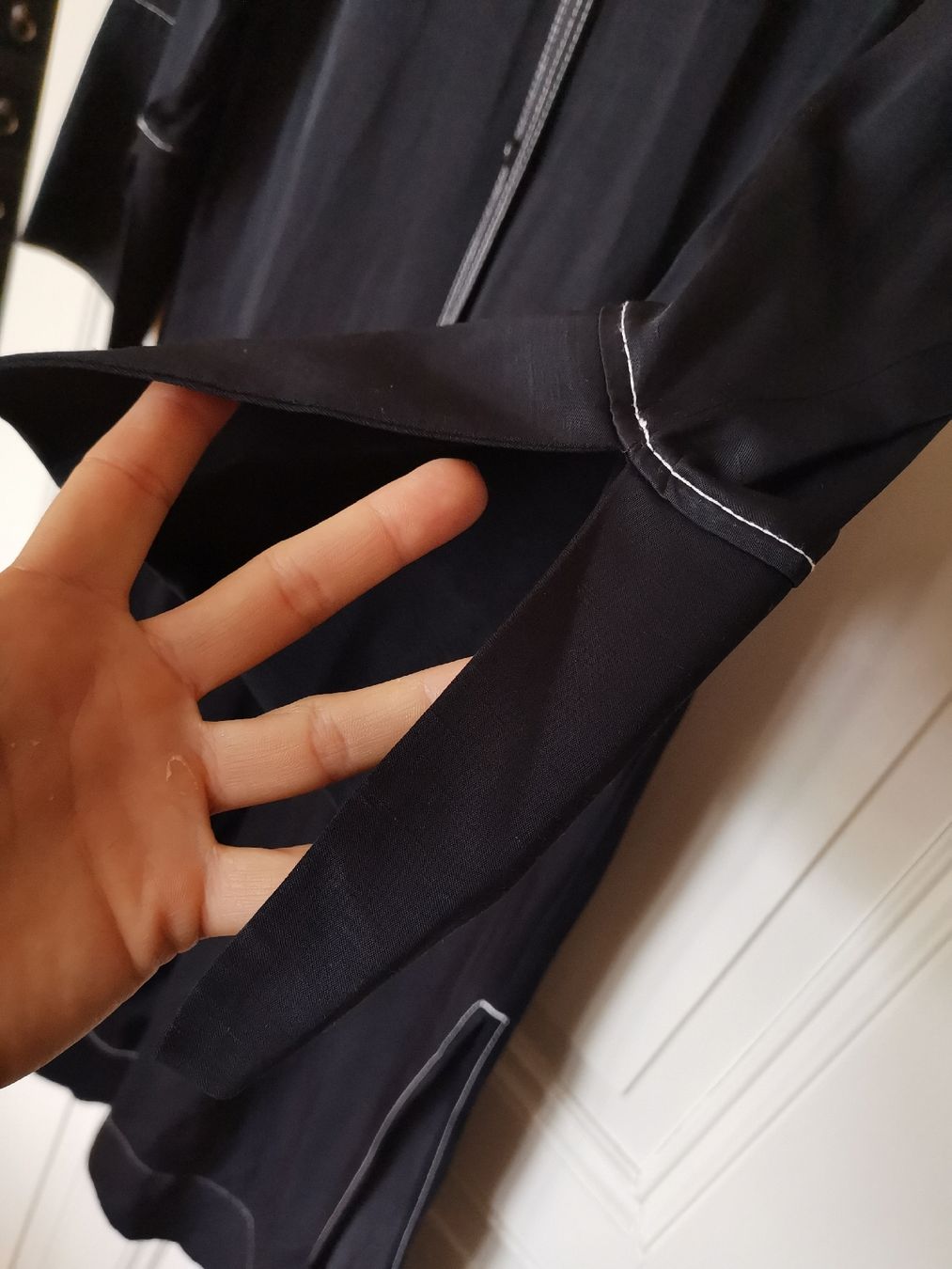 H&M Robes: Satin Viskose Leinen Hemdkleid H+M, neu – Neuf (Voir description) à Uerikon par pink_flamingo 3