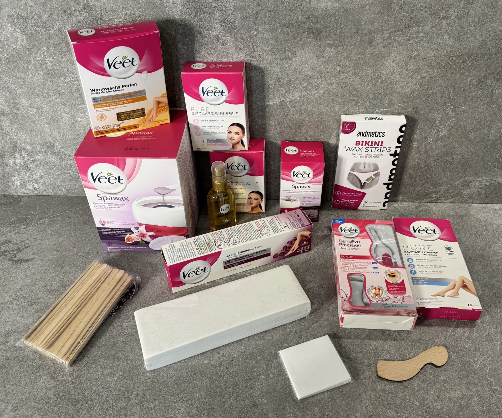 Veet Altro per la cura del corpo: VEET: Haar Wachs Set: 14-teilig ... – Nuovo e nell'imballaggio originale da Chur venduto da Lotti12 1