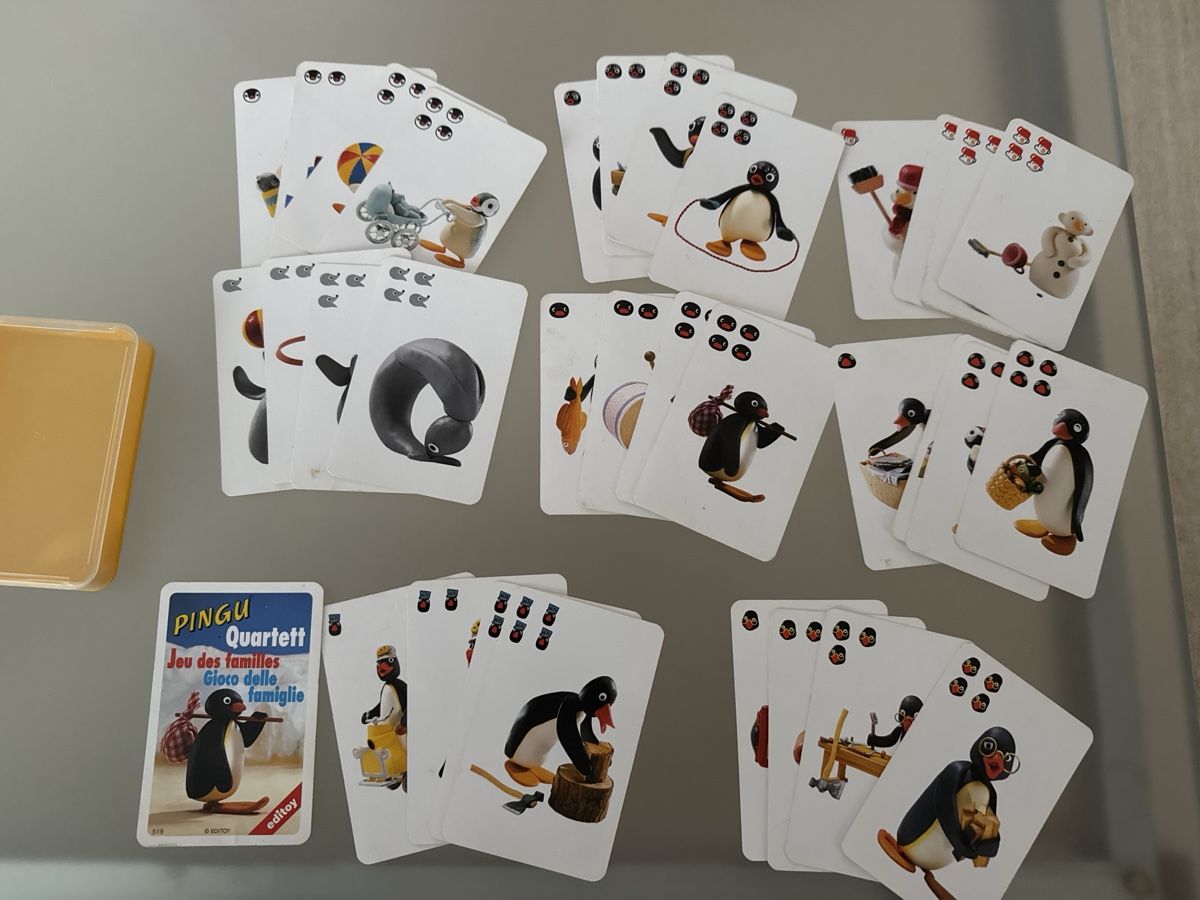 Giochi: Pingu Quartett   Kartenspiel – Usato da Zürich venduto da Smarties13