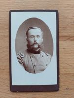 Antikes Foto CdV Militär Schweiz