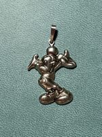 Mickey Mouse Vintage Anhänger Charm 925 Sterling Silber