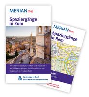 MERIAN live! Reiseführer Spaziergänge in Rom + Plan separat