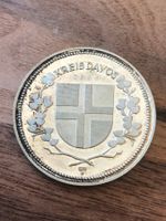 Kreistaler Graubünden, Kreis Davos, Silber 0.900