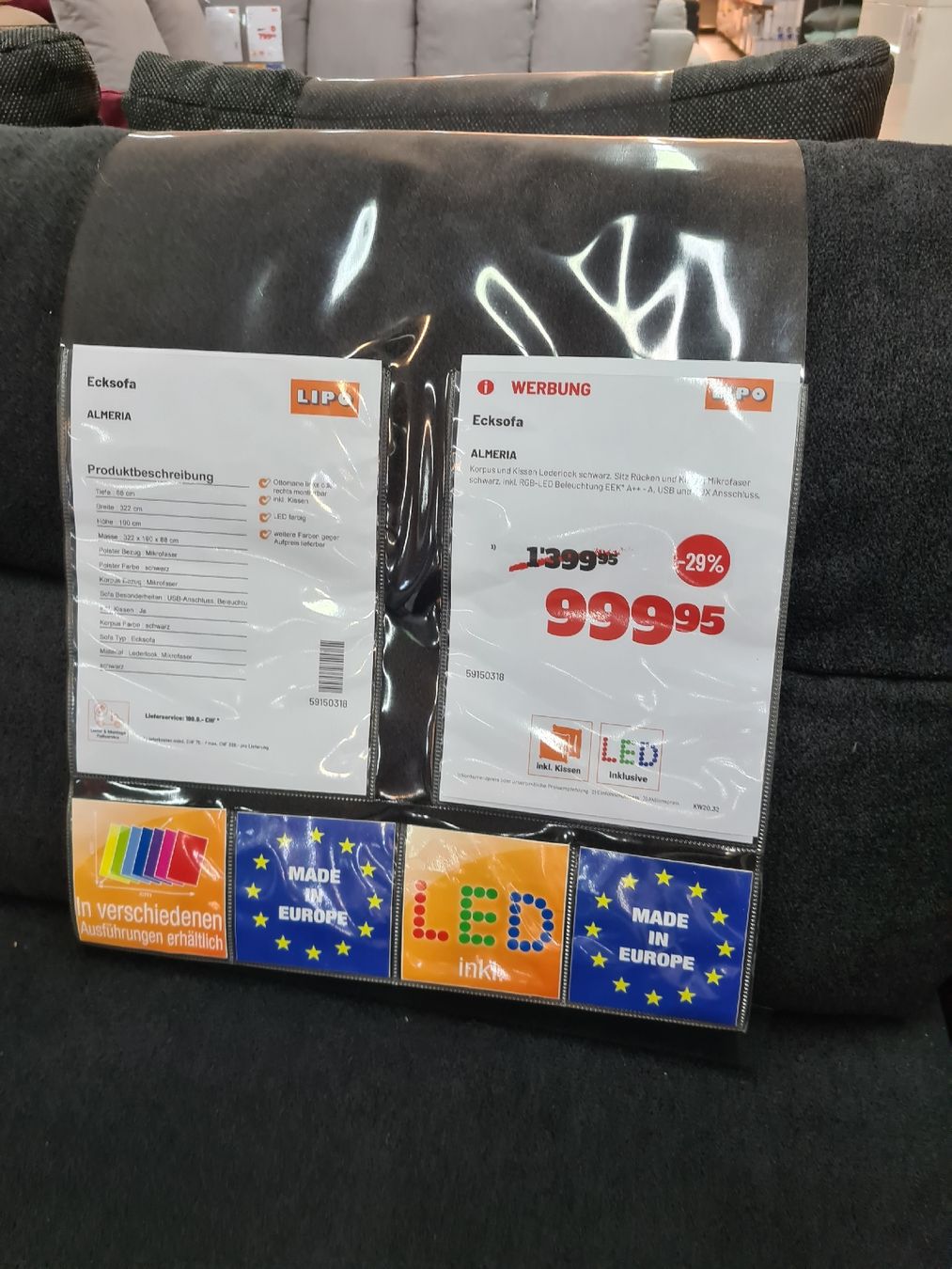 Sofas: Sofa beidseitige variante möglich – D'occasion à Oberwil BL par Just010 3
