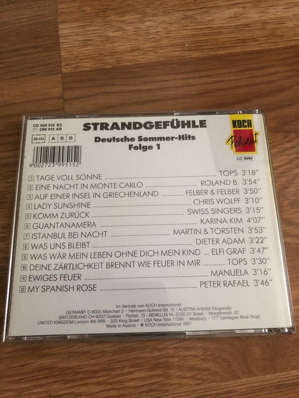 CDs: 1 CD mit deutschen Sommerhits Folge 1 – Gebraucht aus Landquart von interesse63 3