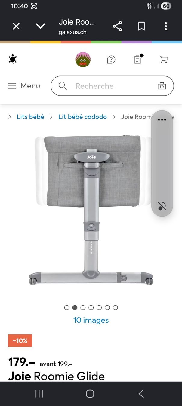 Letti: Lit cododo Joie Roomie Glide – Usato da Croy venduto da bad_c6bf 9