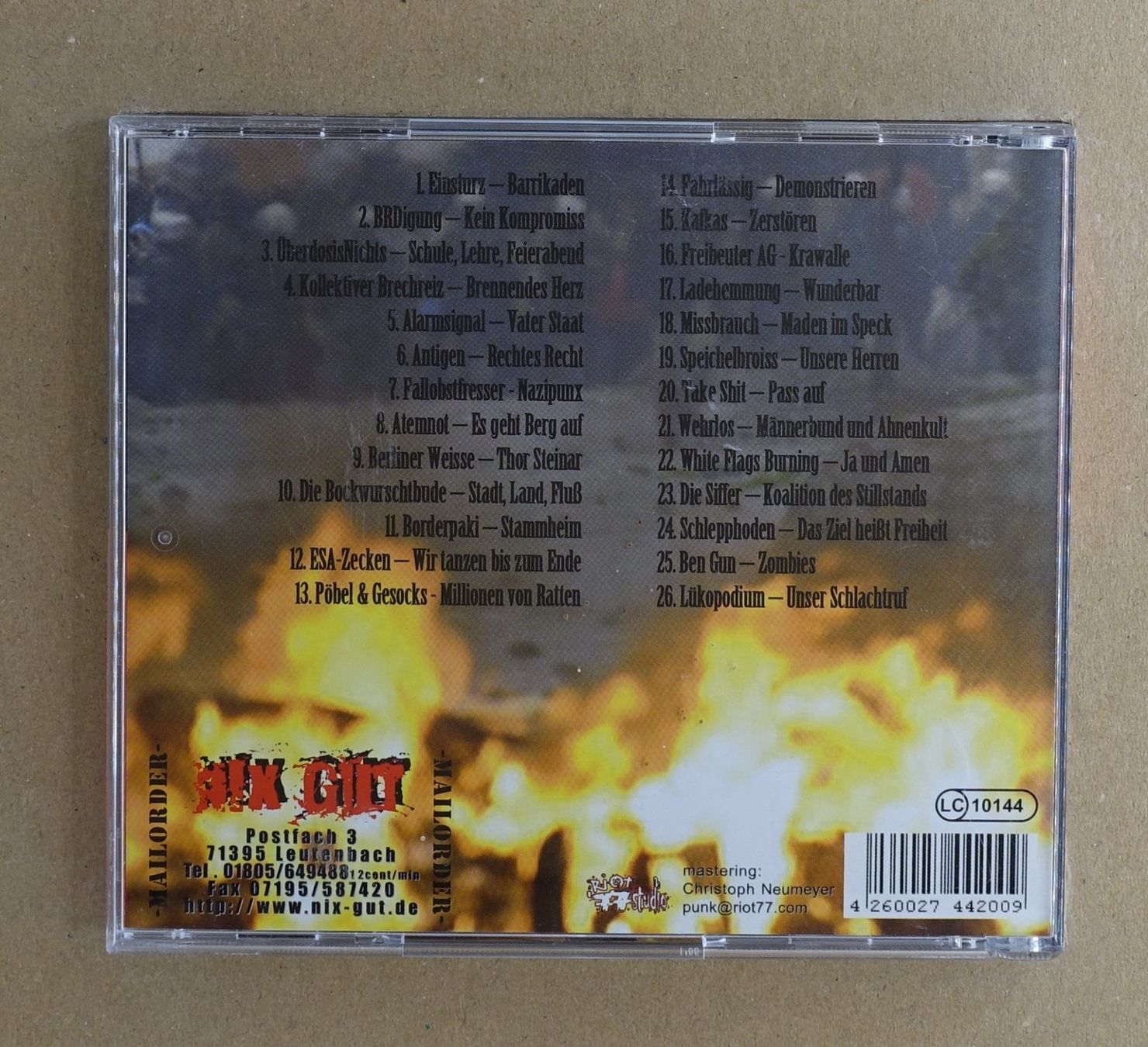 CD: Schlachtrufe BRD IX - T7 – Usato da Sessa venduto da discoverymedia 1