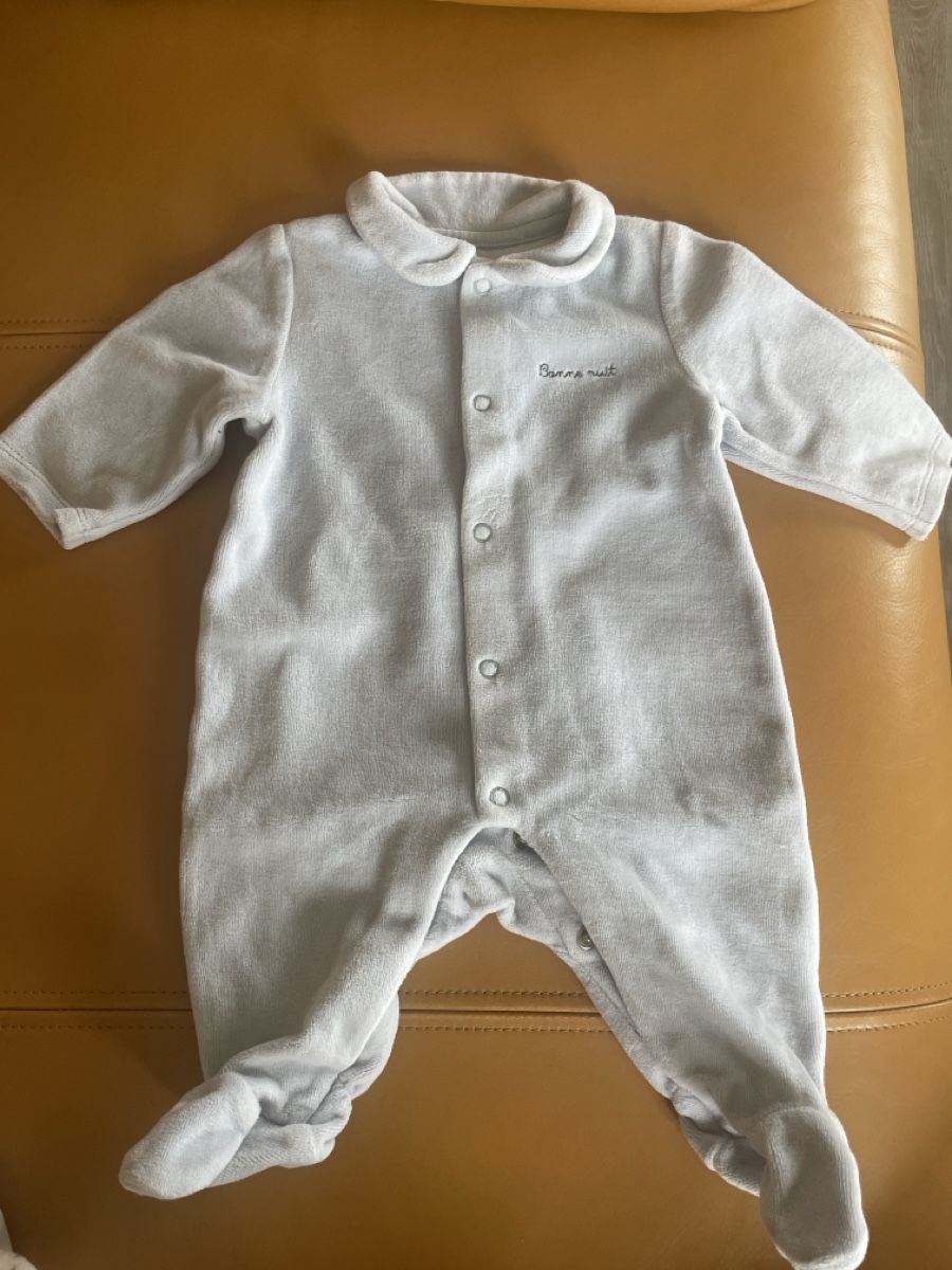 Petit Bateau Pigiama & Simili: Lot de 4 pyjamas chauds bébé, taille 1 mois – Usato da Forel (Lavaux) venduto da vuf_rdl9 4