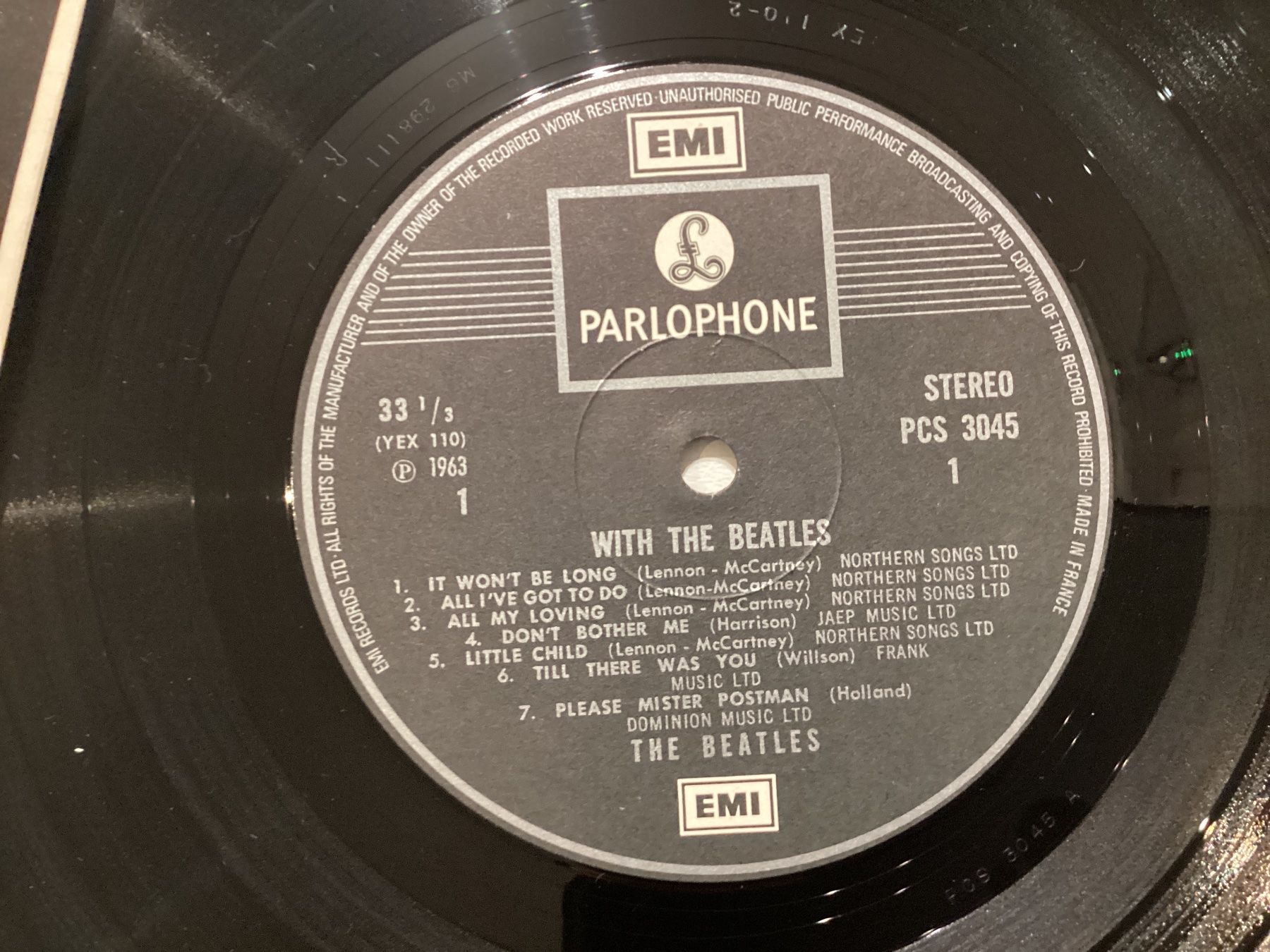 Dischi in vinile: Beatles LP - With The Beatles – Usato da Gutenswil venduto da Hamzian 1