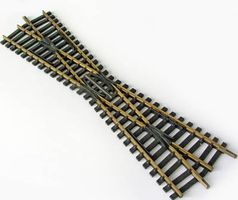 Neu Fleischmann H0 6062 Messinggleis Kreuzung 15° R 219,5mm