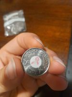 Pièce de 25 cents Canada 2006, ruban rose rare! Etat parfait