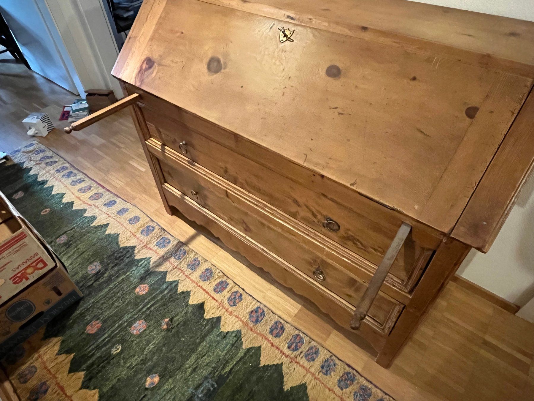 Cassettiere: Sekretär Antik Holz – Usato da Lenz venduto da Klimbim7083 5
